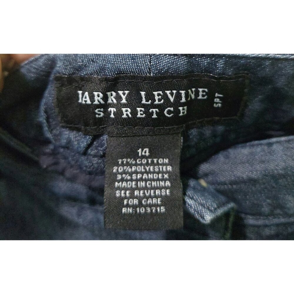 Harry Levine Stretch Womens Denim Capri Pants Size 14 - Picture 3 of 6